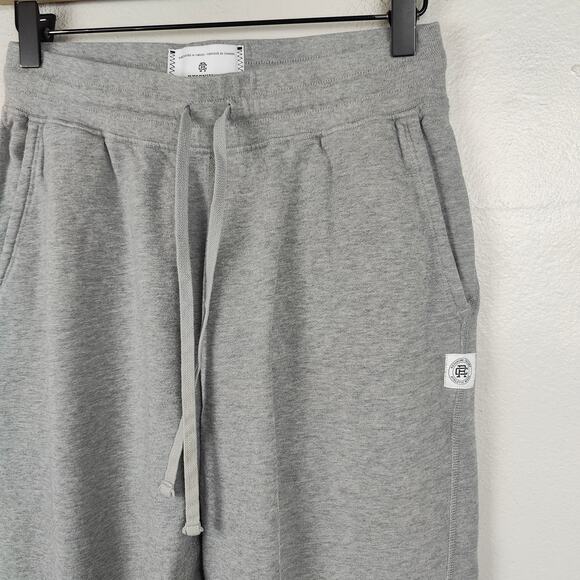 Reigning Champ Sweatpants Mens Small Gray Heather Lightweight Joggers Gym Lounge - Picture 2 of 7